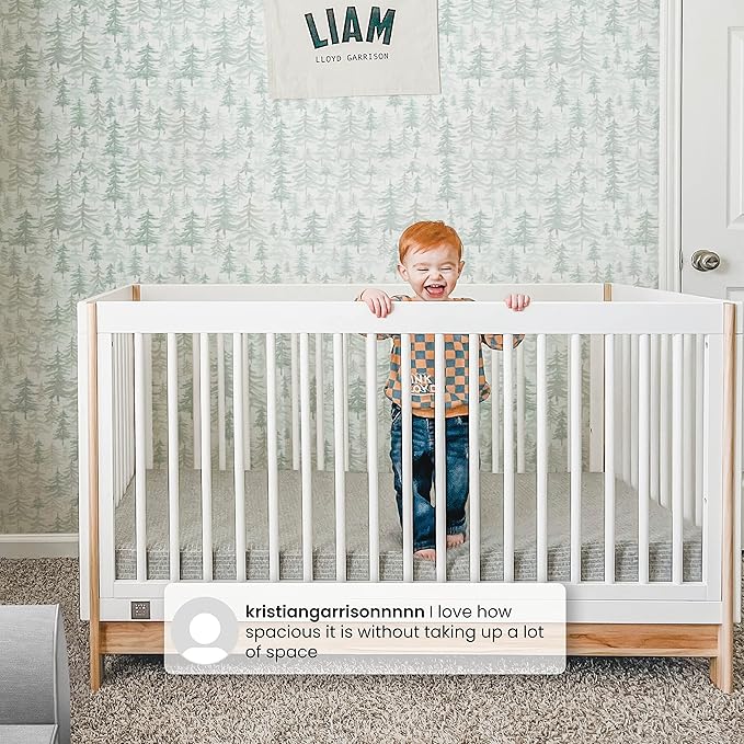 GAP babyGap Tate 4-in-1 Convertible Crib - Greenguard Gold Certified, Navy/Natural