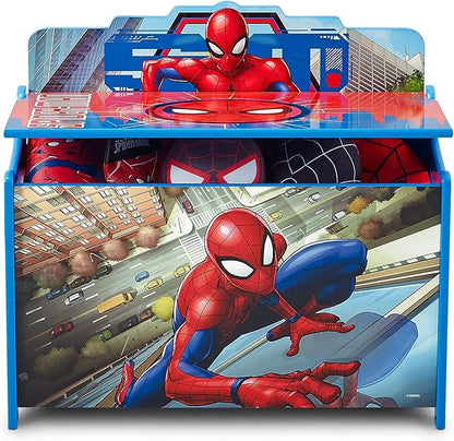 Delta Children Deluxe Toy Box, Spider-Man