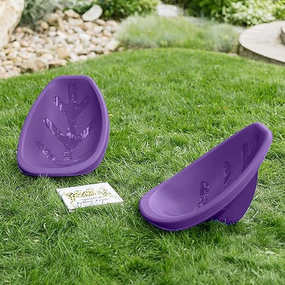 ECR4Kids Leaf Floor Seat, Rocker Chair, Purple, 6-Piece