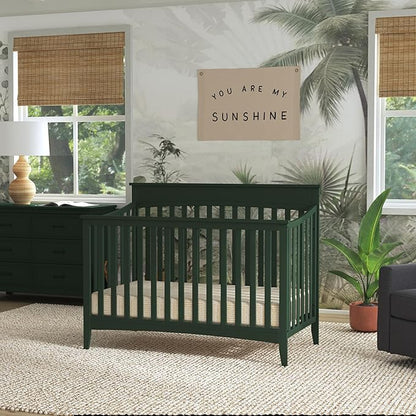 DaVinci Grove 4-in-1 Convertible Crib in Forest Green, Greenguard Gold Certified
