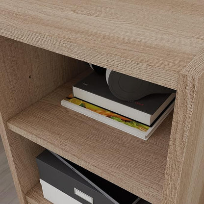 Sauder Beginnings Desk, L: 40.39" x W: 17.48" x H: 28.82", Summer Oak Finish