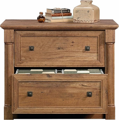 Sauder Palladia File Cabinet, Vintage Oak finish