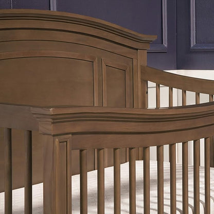 NAMESAKE Durham 4-in-1 Convertible Crib in Derby Brown, Greenguard Gold Certified