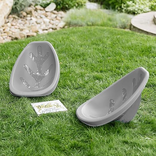 ECR4Kids Leaf Floor Seat, Rocker Chair, Light Grey, 6-Piece