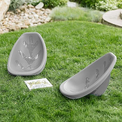 ECR4Kids Leaf Floor Seat, Rocker Chair, Light Grey, 6-Piece