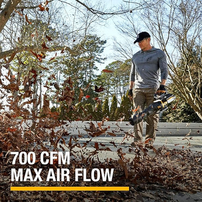 Cat DG650 60V 700 CFM 135 MPH Leaf Blower Cordless with Battery and Charger,Adjustable Speed Blowers for Lawn Care,Lightweight Cordless Leaf Blower with Variable Air Control Battery&Charger Include