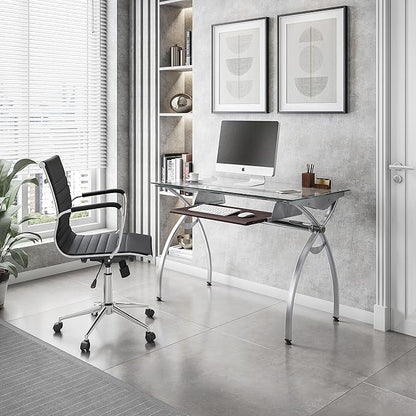 NicBex Laik-DW-00054-DX Desks, 43.25" W x 22.5" D x 29.5" H, White