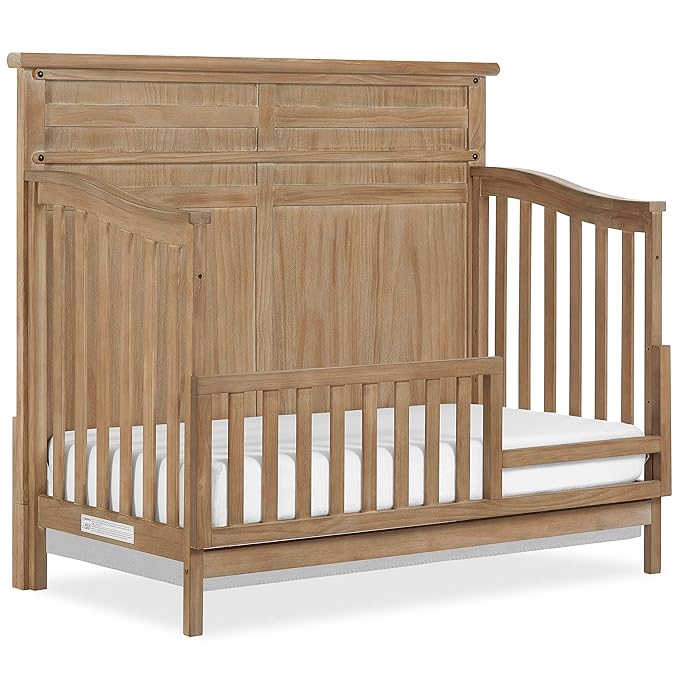 Evolur Andorra Convertible Crib Toddler Guard Rail I Full Assembly I Lasting Quality
