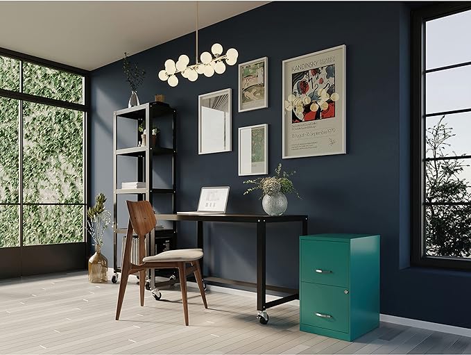 Lorell SOHO File Cabinet, Teal