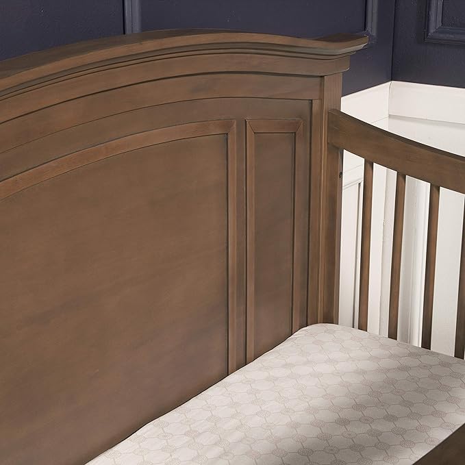 NAMESAKE Durham 4-in-1 Convertible Crib in Derby Brown, Greenguard Gold Certified