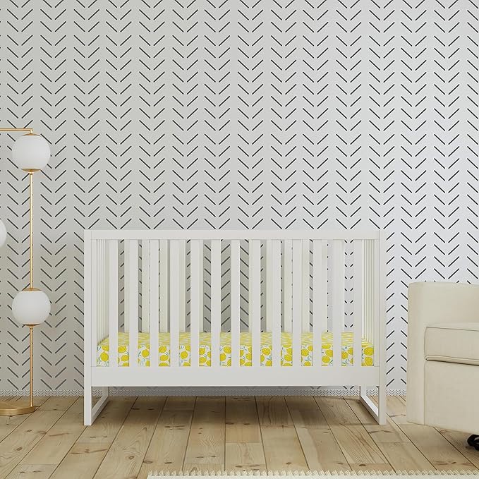 Davinci Hunter 3-in-1 Convertible Crib, White, Easy Assemble, Greenguard Gold Certified