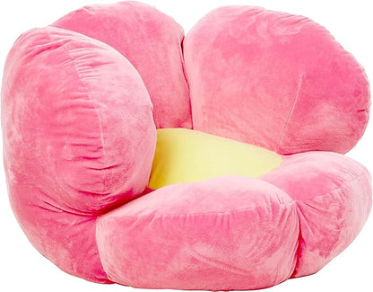 Trend Lab Flower Toddler Chair Plush Character Kids Chair Comfy Furniture Pillow Chair for Boys and Girls, 21 x 19 x 19 inches