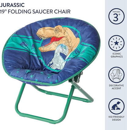 Idea Nuova Jurassic World Toddler Saucer Chair