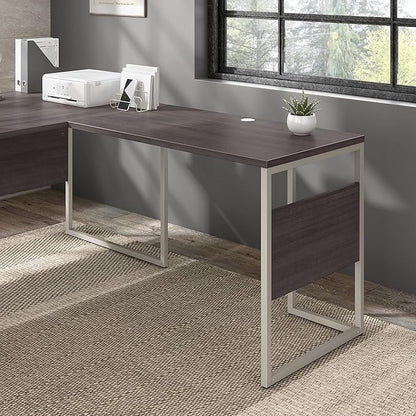 Bush Business Furniture Hybrid Desk Return/Bridge, 42W x 24D, Storm Gray