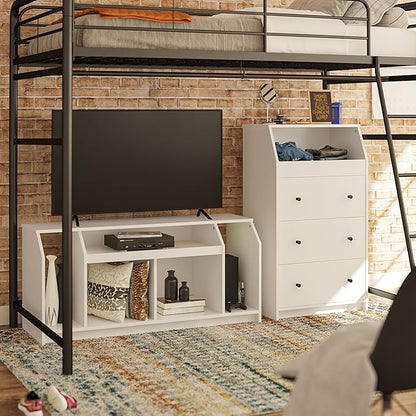 Ameriwood Home The Loft Stand for TVs up to 59", White