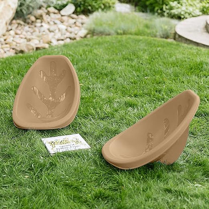 ECR4Kids Leaf Floor Seat, Rocker Chair, Sand, 6-Piece