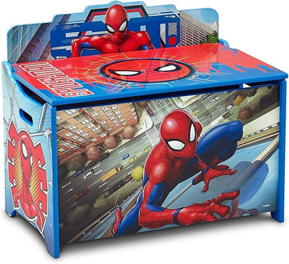 Delta Children Deluxe Toy Box, Spider-Man