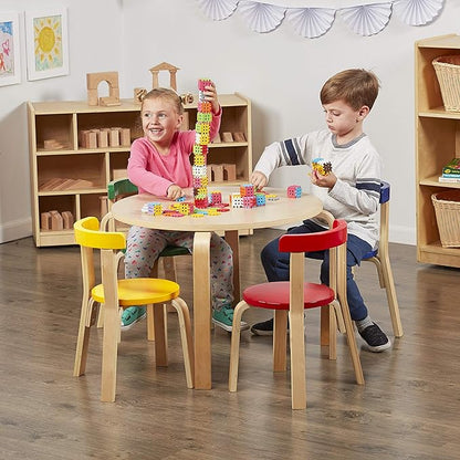 ECR4Kids ECRKids Seating, 5-Piece Table and Chairs Set, Assorted
