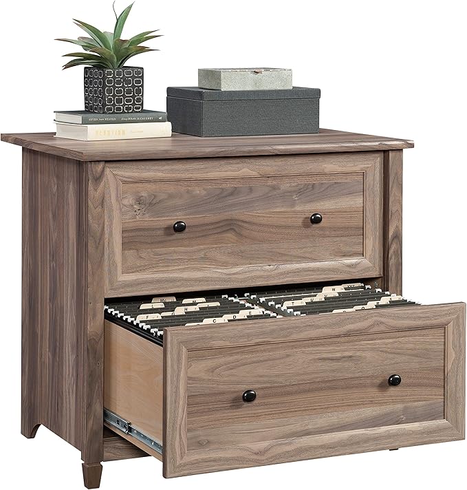 Sauder County Line Dresser, L: 33.31" x W: 23.47" x H: 29.37", Washed Walnut Finish