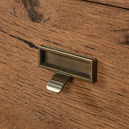 Sauder Trestle Lateral File, L: 32.28" x W: 24.49" x H: 29.41", Vintage Oak Finish