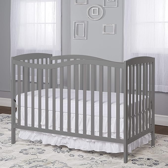 Nursery Essentials Bundle of Dream On Me Chelsea 5-in-1 Convertible Crib, Dream On Me Ashton Changing-table, with a Dream On Me Twilight 5” 88 Coil Inner Spring Crib and Toddler Mattress