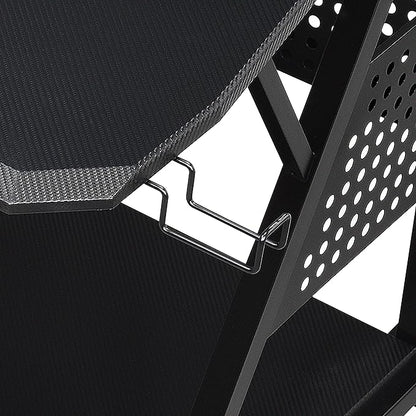 NicBex Laik-DW-00057-DX Desks, 67" W x 38" D x 42" H, Black