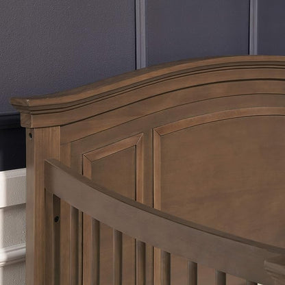 NAMESAKE Durham 4-in-1 Convertible Crib in Derby Brown, Greenguard Gold Certified