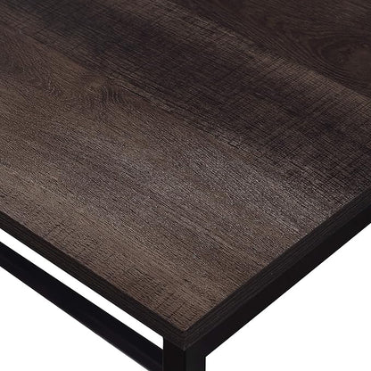 OSP Home Furnishings Contempo L-Shaped Desk, Ozark Ash
