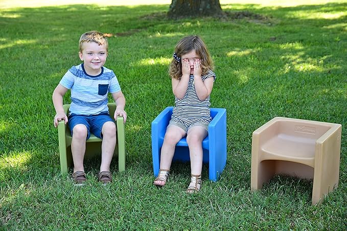 Children's Factory Woodland Set of 4 Cube Chairs