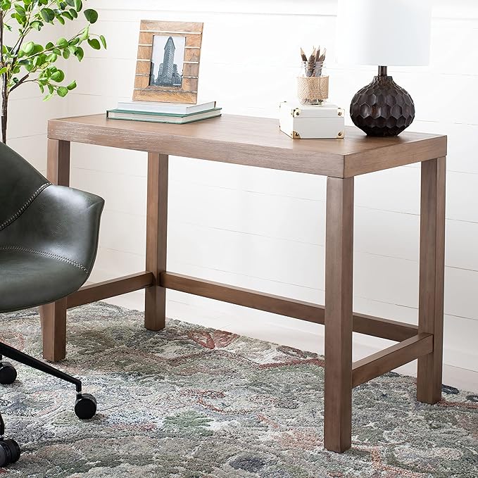 SAFAVIEH Home Collection Graylyn Farmhouse Brown Desk, Medium