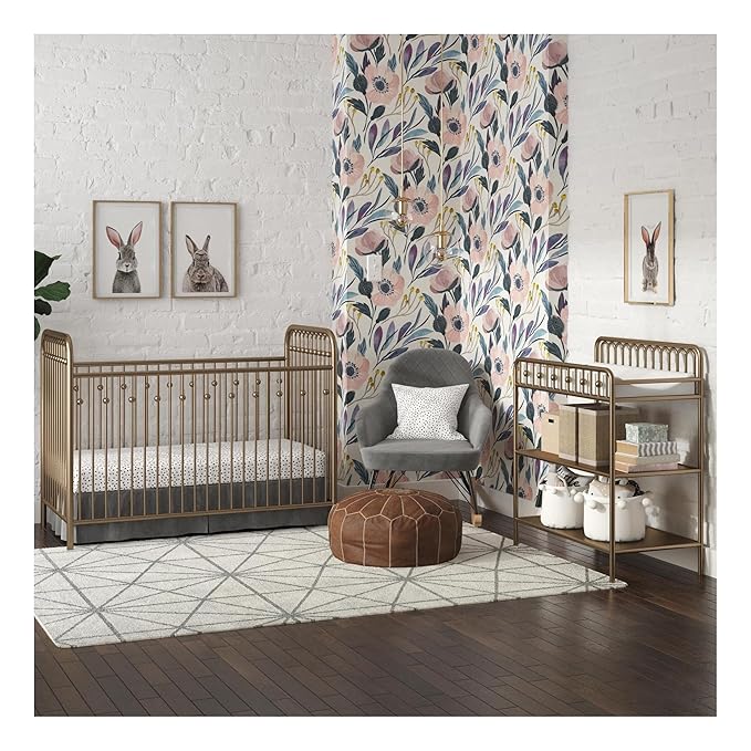 Little Seeds Monarch Hill Ivy Metal Changing Table, Gold