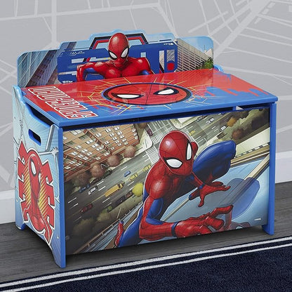 Delta Children Deluxe Toy Box, Spider-Man