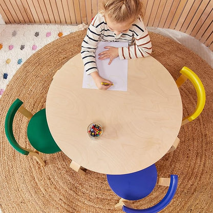 ECR4Kids ECRKids Seating, 5-Piece Table and Chairs Set, Assorted