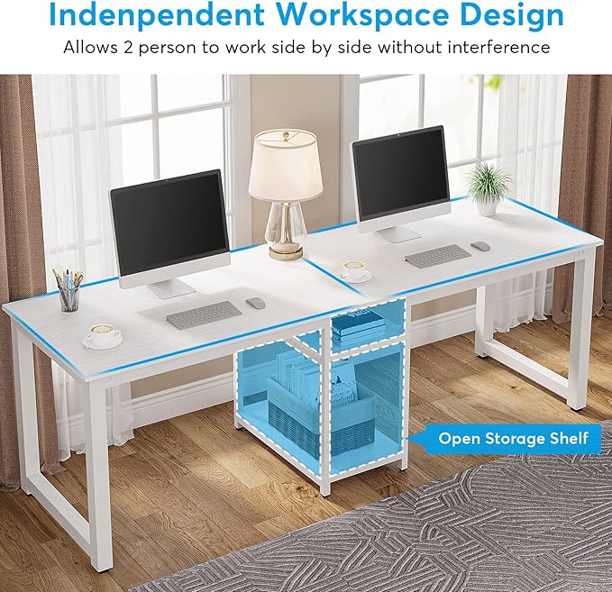 Computer Desk, White