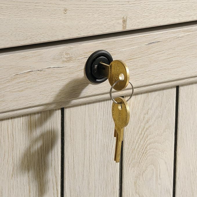 Sauder Costa Lateral File, Chalked Chestnut finish
