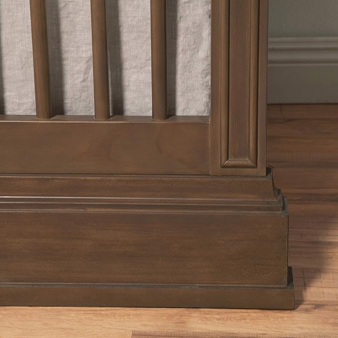 NAMESAKE Durham 4-in-1 Convertible Crib in Derby Brown, Greenguard Gold Certified
