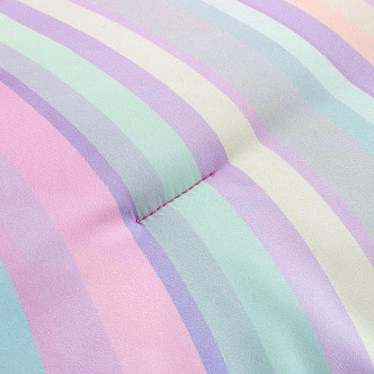 Btargot Super Soft 6 Pieces Gradient Wavy Line Comforter Set, Colorful Glitter Rainbow Star Pattern Bedding Set for Boys Girls Teens, Queen Pink Green