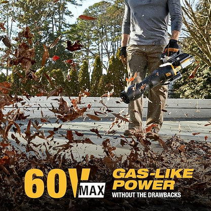 Cat DG650 60V 700 CFM 135 MPH Leaf Blower Cordless with Battery and Charger,Adjustable Speed Blowers for Lawn Care,Lightweight Cordless Leaf Blower with Variable Air Control Battery&Charger Include