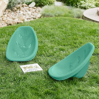 ECR4Kids Leaf Floor Seat, Rocker Chair, Seafoam, 6-Piece