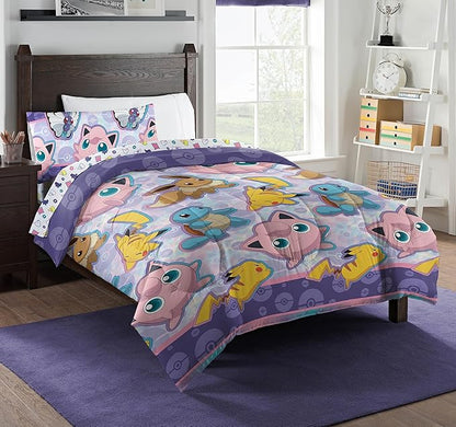 Northwest Pokemon Bed in a Bag Set, Twin, Friendly Battle