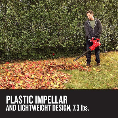 CRAFTSMAN Leaf Blower, Electric, 12-Amp (CMEBL700), Red