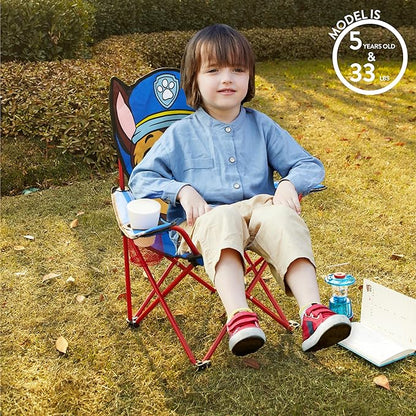 Idea Nuova Kids Indoor-Outdoor Folding Camp Chair, Paw Patrol