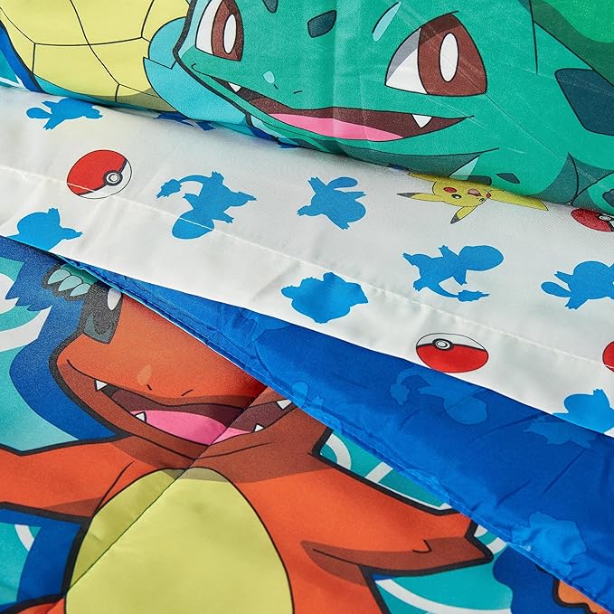 Northwest Pokemon Bed in a Bag Set, Full, First Starters